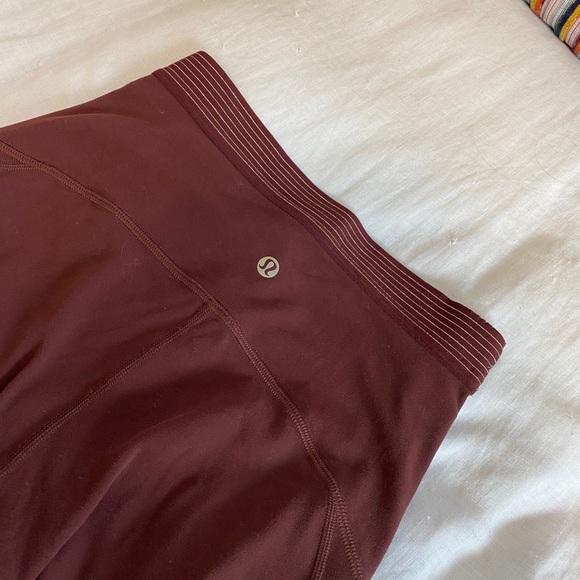 Lululemon Principal Dancer Tight in Burgundy - Picture 5 of 9